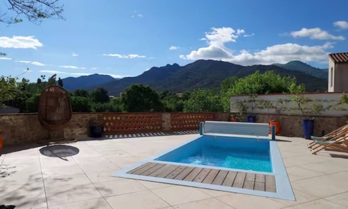 Sorede House | Charmante Maison en Pierre Avec Piscine Proche de la mer