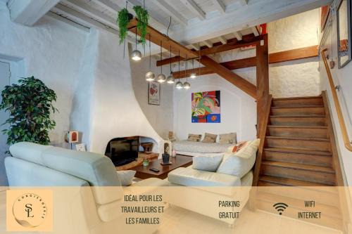 Corbas Apartment | Charme authentique à Corbas - Authentic Charm in Corbas - 120m2 of Comfort-6 personnes
