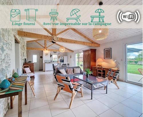 Saint-Prouant House | Charme et confort en campagne, WIFI
