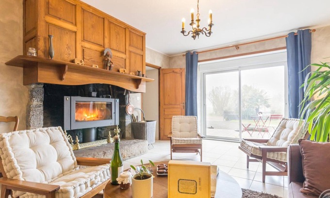 Bricqueville-la-Blouette Cottage | Charming Country House with Private Spa, Fireplace, and Family-Friendly Amenities