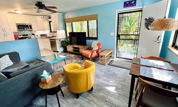 Kapoho Apartment | Charming 1-bedroom ground floor Ohana apartment in lovely Pāhoa with WiFi