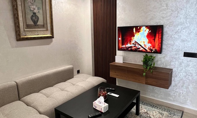 RACINE EXTENSION Apartment | Charming 2-bedroom apartment with WiFi, AC in the heart of Casablanca
