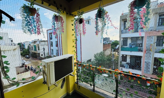 Sanganer Apartment | Charming 2-bedroom apartment in Jaipur with AC, WiFi