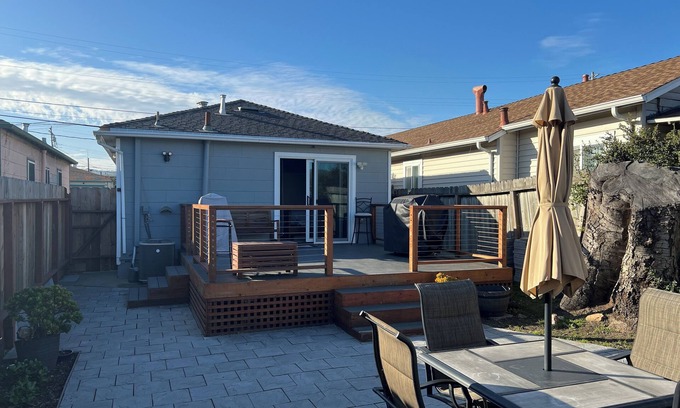 San Bruno House | Charming 2-bedroom house in peaceful San Bruno with AC, WiFi, near downtown