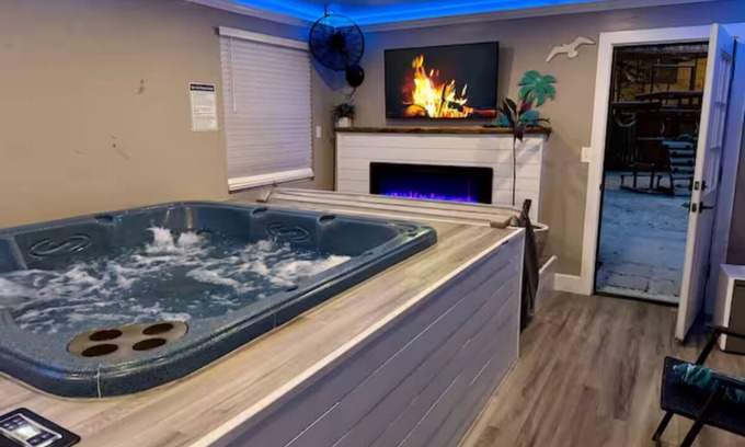 Amarillo House | Charming 2-bedroom house with indoor hot tub and spa! Free EV Charger!