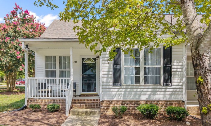 Wake Forest House | Charming 2-bedroom townhome in Wake Forest with assigned parking