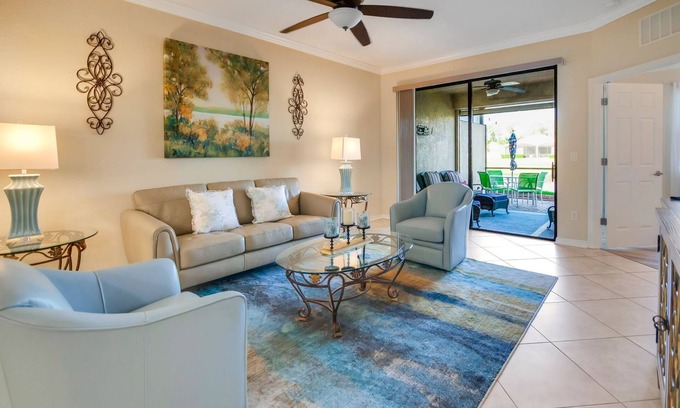 Bradenton Villa | Charming 2-bedroom villa in Bradenton with at Heritage Harbor Country Club