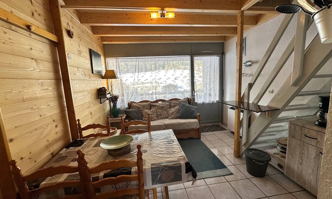 Villard-de-Lans Apartment | Charming 2-Room Loft with Mezzanine Near Ski Shuttle - Sleeps 4, Pet-Friendly