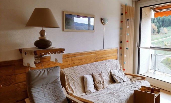 Villard-de-Lans Apartment | Charming 2-Room Apartment, South-Facing, Ski-in/Ski-out
