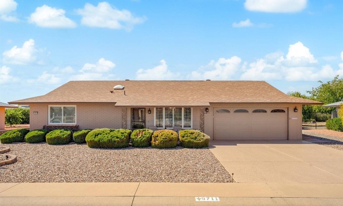 Sun City House | Charming 2BR/2BA in Sun City: 55+ Community