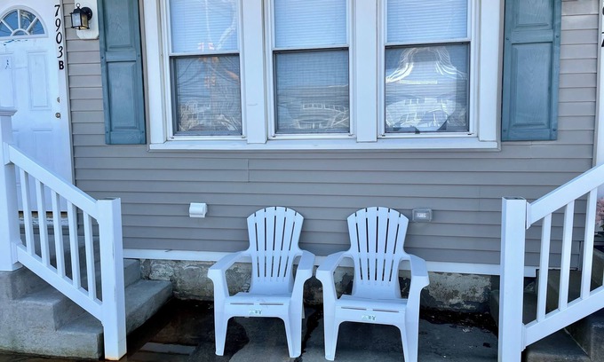 Beach Haven Crest Apartment | Charming 3 bedroom apartment in LBI w. Central AC outdoor shower 2 mins to beach