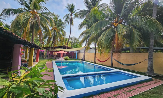 Acajutla Cabin | Charming 3-bedroom cabin with AC, WiFi in the beaches of Sonsonate