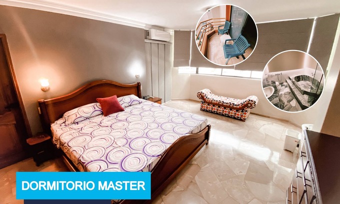 Manta Apartment | Charming 3-bedroom with own bathroom apartment with WiFi, AC in enchanting Manta