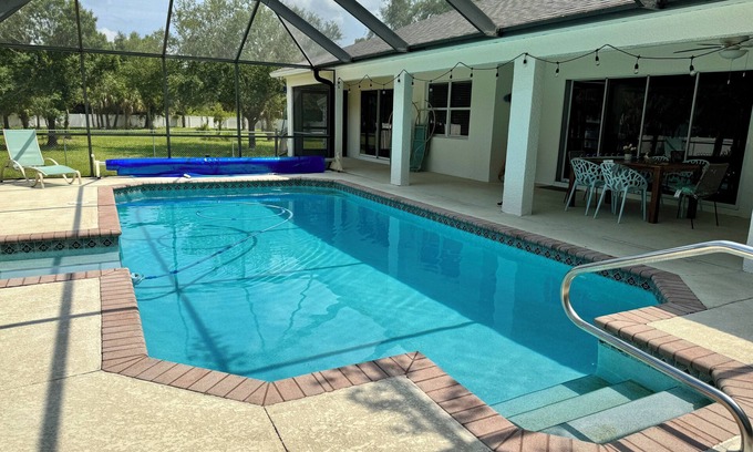 Joel House | Charming 4-bedroom house in enchanting Lehigh Acres with an amazing pool!