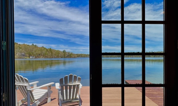 Plymouth Cottage | Charming Antique Boathouse Located Directly On Long Pond.