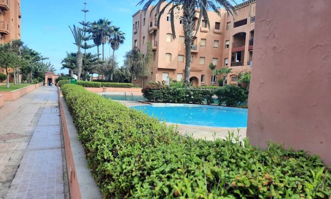 El Mansouria Apartment | Charming apartment with pool 5 minutes from the beach!