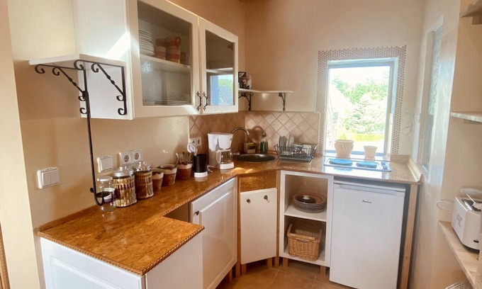 Zschernitz Apartment | Charming Apartment with Garden View