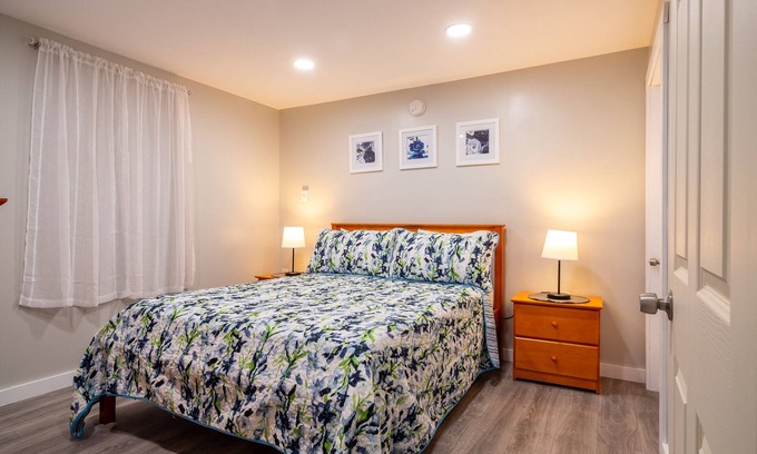 Ellsworth Apartment | Charming Apt Open Green Space on Front to Relax and Sunbath