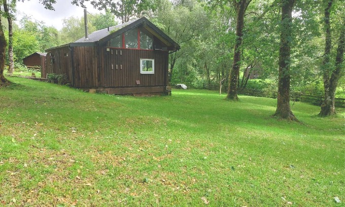 Dallavich Cabin | Charming cabin, in peaceful, woodland location by babbling burn.
