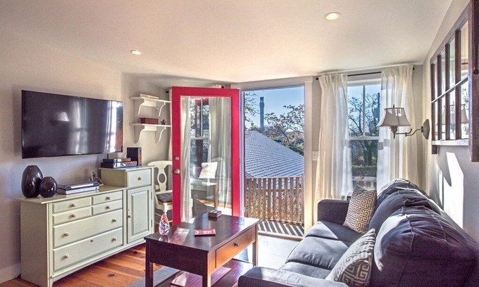 Provincetown House | Charming Cape Cod Style Red Door Cottage in Ptown