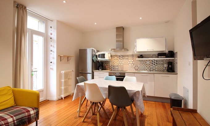 La Bourboule Apartment | Charming Central La Bourboule Apt – 3 Beds, WiFi, Close to Shops & Thermes