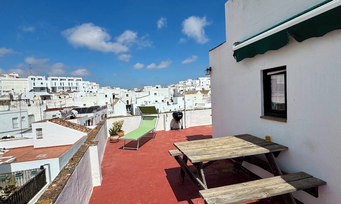 San Ambrosio Apartment | Charming 2-Bedroom Apartment with Terrace in Historic Vejer de la Frontera