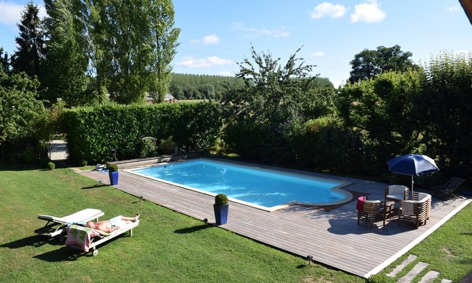 Epaignes House | Charming farmhouse with swimming pool in Normandy - Family suite