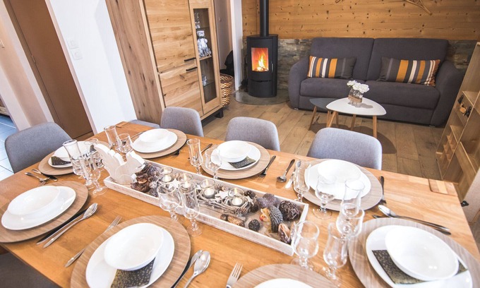 Font-Romeu-Odeillo-Via Apartment | Charming T3, 52m2, 2 balconies, 2 bedrooms, Wood-burning stove, Sleeps 6/8, Parking