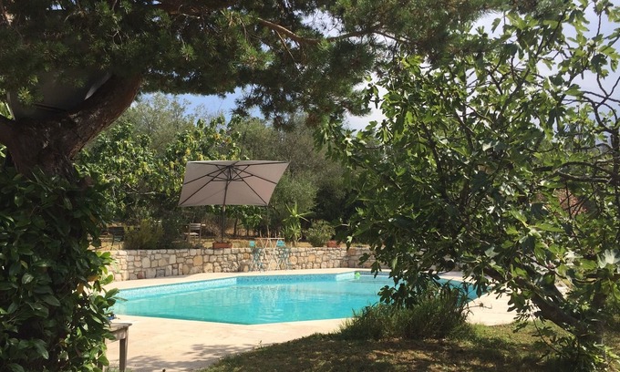 La Roquette-sur-Siagne House | Charming House, Pool and Cicadas between the sea and the mountain