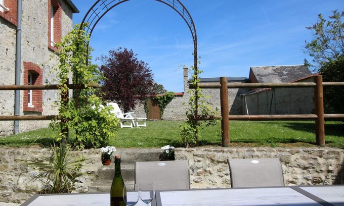 Sainte-Marie-du-Mont Cottage | Charming Home with Garden, Close to D-Day Sites & Seafood Delights