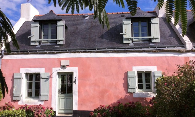Le Palais House | Charming house with south and west terraces. Small enclosed garden.