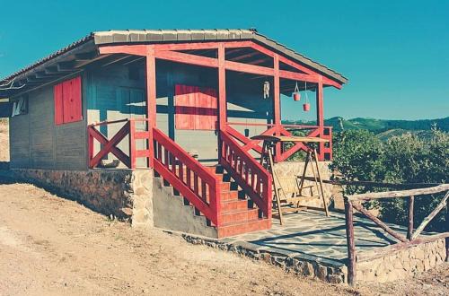 Canamero House | Charming house in Cañamero with pool and mountain view