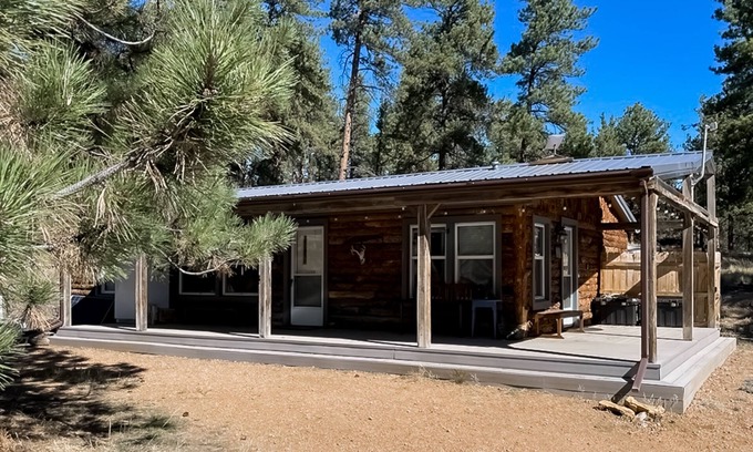 Guffey House | Charming house w/mountain & valley views, W/D, fenced in backyard