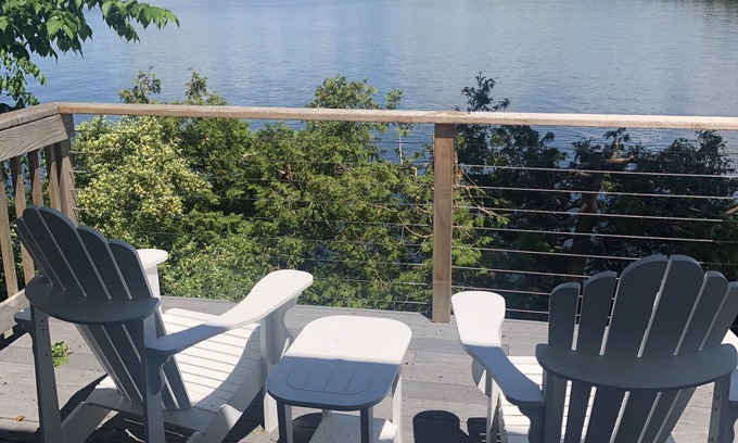 North Ferrisburgh Cottage | Charming Lake Cottage with Spectacular Views, Easy Water Access and Private Dock