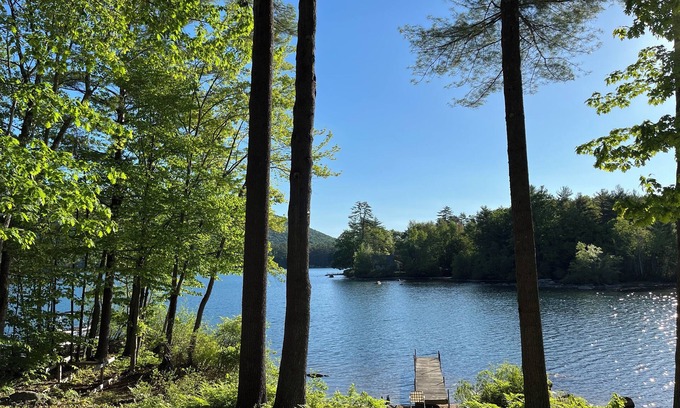 Moultonborough Cottage | Charming lakefront 2-bedroom cottage with private beach & dock.