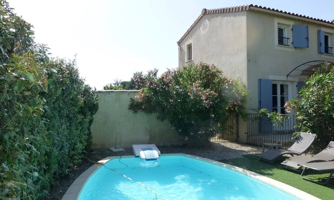 Pont-Saint-Esprit House | Charming little Provençal Bastide with all comfort and its private swimming pool