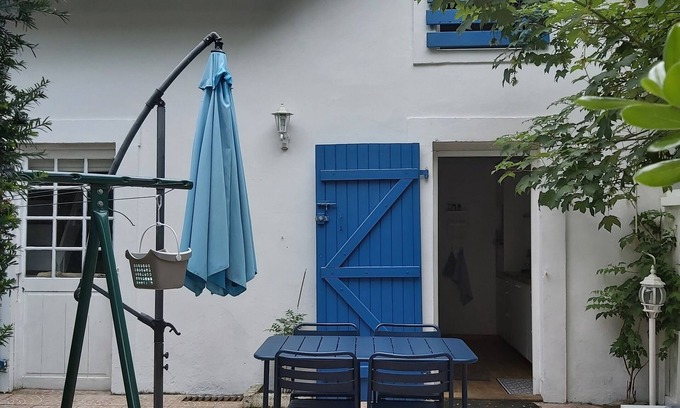 Linxe House | Charming little blue house in the heart of the moors near ocean and lake of Leon