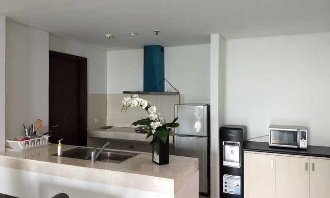 Jakarta Apartment | Charming Minimalist 3 Bedroom Apartment in St Moritz Puri Indah