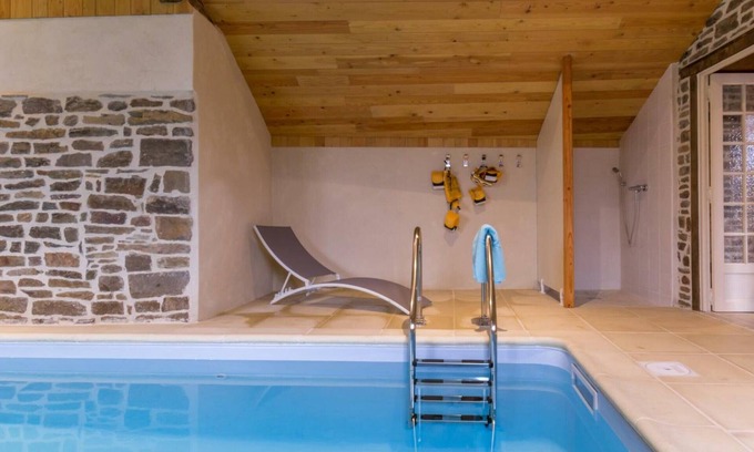 Montaigu-les-Bois Cottage | Charming Normandy Home with Private Indoor Pool & Fireplace