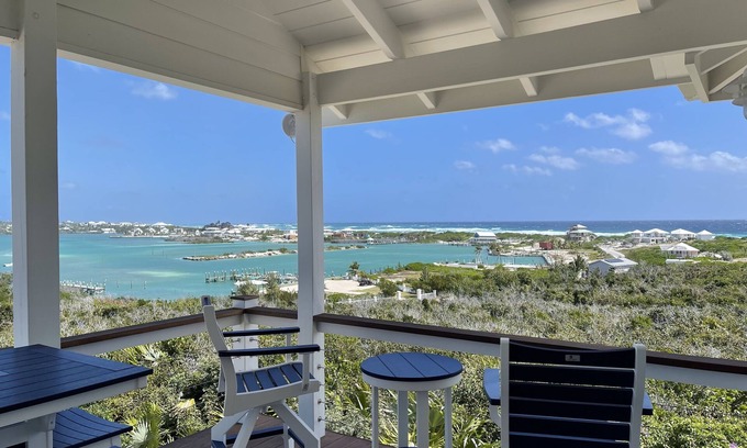 Hope Town House | Charming “Poker Face” has Phenomenal Views & Dock