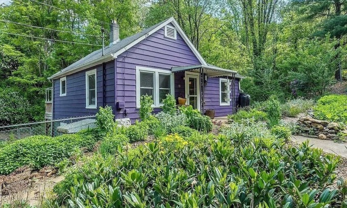 Woodfin Cottage | Charming Purple Cottage located 10 minutes from Downtown Asheville