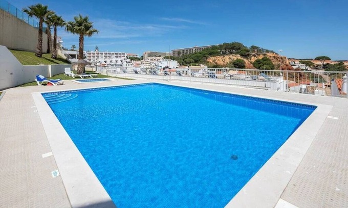 Olhos D'Agua Apartment | Charming Sea View Flat w/Pool, 20 meters from the Beach