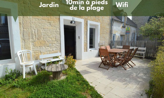 Luc-sur-Mer House | Charming seaside house - With garden and wifi