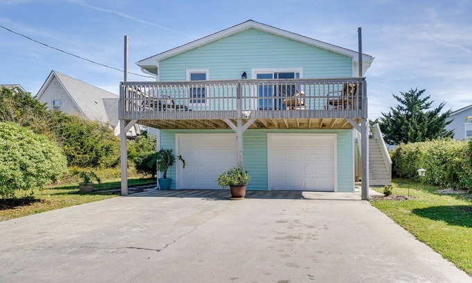 Surf City House | Charming Surf City Beach House - Walk to Ocean!