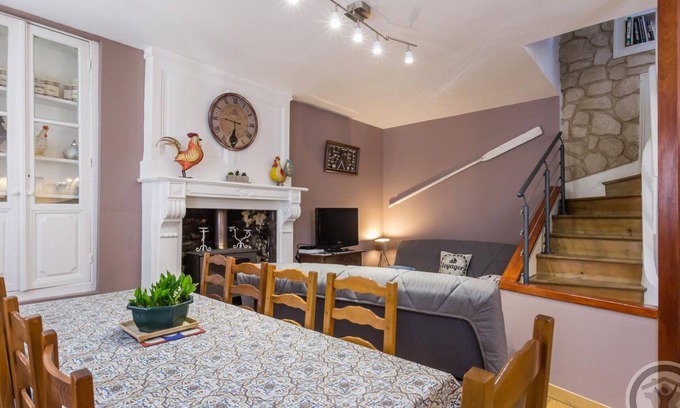 Saint-Pierre-Eglise Cottage | *Charming Townhouse in St-Pierre-Église with Terrace, Close to Cherbourg*