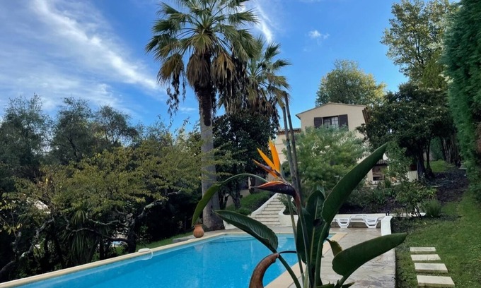Saint-Paul-de-Vence Villa | Charming villa near village in absolute calm. Secluded Pool in luscious garden