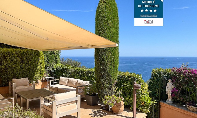 Theoule-Superieur Villa | Charming villa 4* in a quiet area, panoramic terrace on the sea, large swim pool