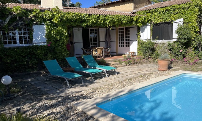 Les Assions Villa | Charming VILLA with large heated swimming pool in 4000m2 of greenery