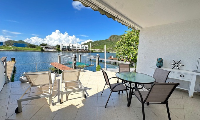 Jolly Harbour Villa | Charming Waterfront Villa with Dock