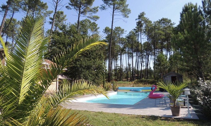 Leon Villa | Charming wooden villa, in the forest, near beaches 4bedrooms, 1SDB + 2 SDD